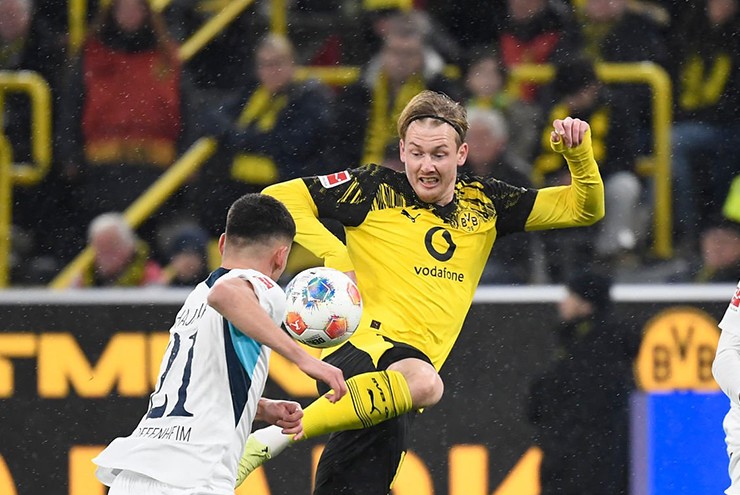 Video bóng đá Dortmund - Hoffenheim: Chiến thắng thuyết phục, áp sát top 2 (Bundesliga)