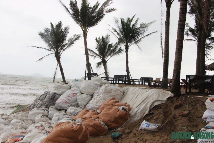 Cận cảnh bờ biển bị sóng dữ xé toạc, đe dọa 'nuốt' hàng loạt công trình - 11