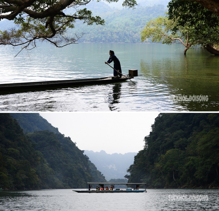 Hồ Ba Bể luôn mang một vẻ đẹp thanh bình đến kỳ diệu.