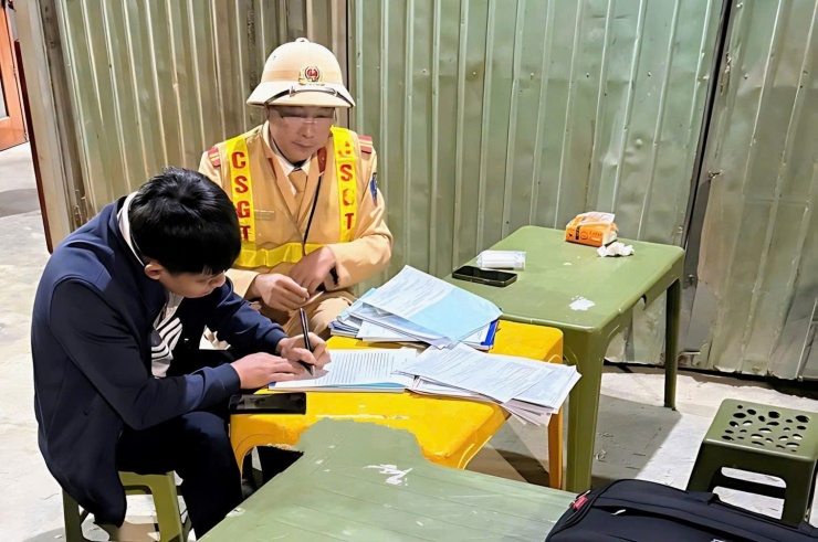 Tài xế N.V.M. Ảnh: CACC