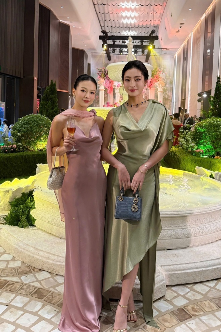 Lương Thùy Linh bị chê trang phục đi ăn cưới - 3