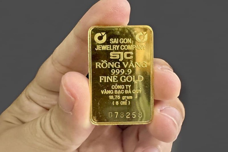Giá vàng miếng tăng lên gần 155 triệu đồng/lượng