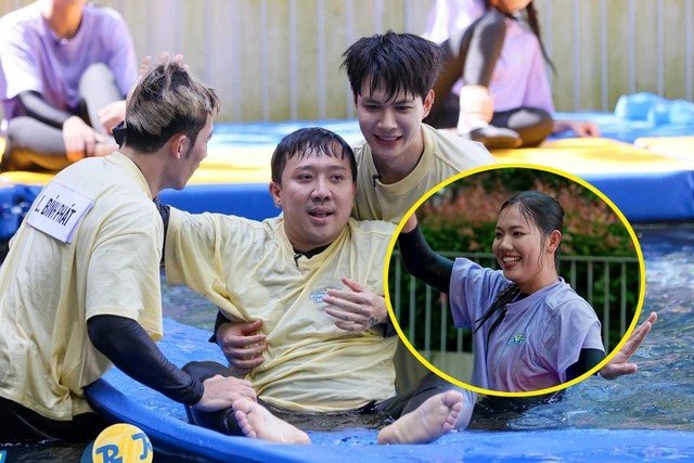 Trấn Thành trở thành trò cười khi thách đấu thi bơi cùng Ánh Viên.