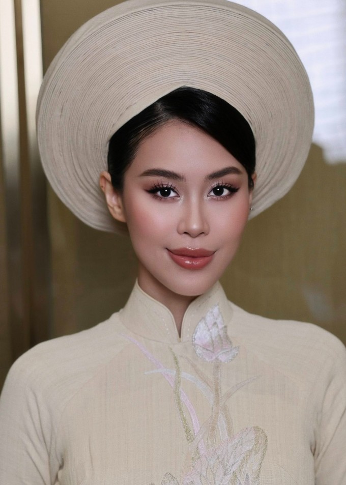 Layout makeup của Tiên Nguyễn trong ngày trọng đại do chuyên gia trang điểm Hàng Thanh Thiện thực hiện. Ảnh: Hàng Thanh Thiện