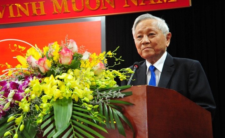 Nguyên Bộ trưởng Vũ Ngọc Hải trong lần gặp mặt các cán bộ hưu trí Bộ Công Thương nhân dịp xuân Canh Tý 2020. (Ảnh: Bộ Công Thương)