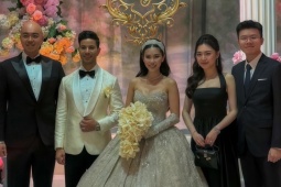 Các tiểu thư, công tử nhà giàu hội tụ ở đám cưới con gái 'vua hàng hiệu'