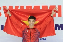 "Rái cá" Nguyễn Huy Hoàng phong độ thăng hoa 2025, mơ kỷ lục SEA Games 33