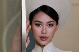 Làm đẹp - Tiên Nguyễn trang điểm style Tây trong ngày trọng đại