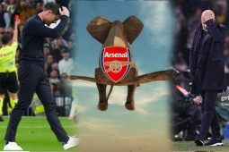 “Chú voi” Arsenal sắp rơi khỏi ngọn cây, Slot chuẩn bị bay màu vì cú đấm hạng nặng