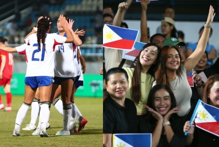 Dàn “chân dài” Philippines ăn mừng như vô địch khi bất ngờ thắng tuyển nữ VN