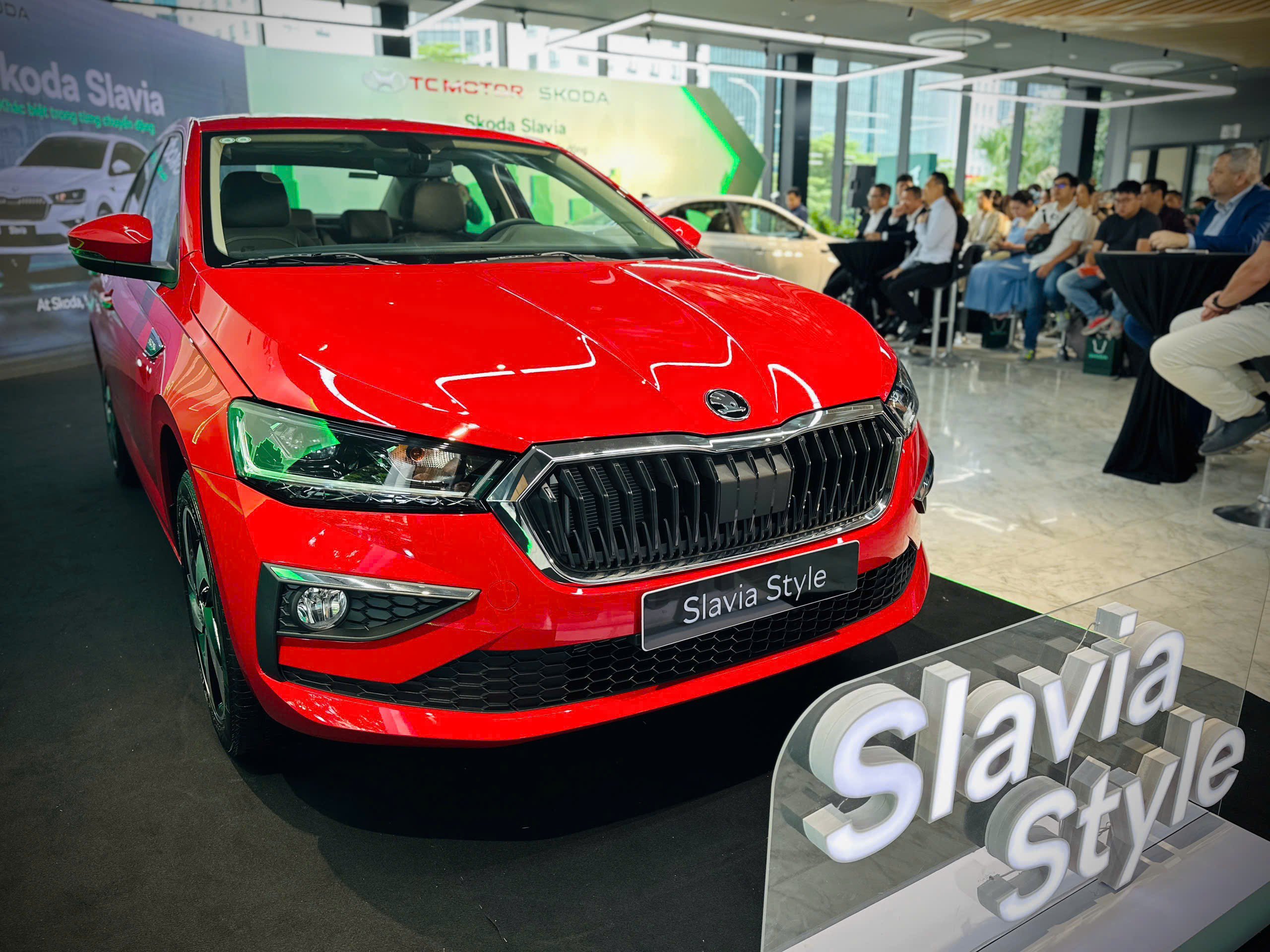 Skoda Slavia vừa được giới thiệu tại Việt Nam.