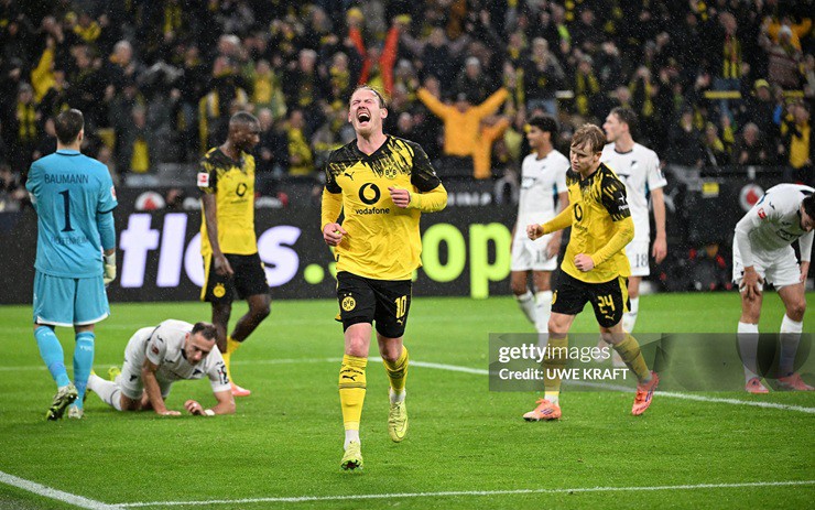 Video bóng đá Dortmund - Hoffenheim: Chiến thắng thuyết phục, áp sát top 2 (Bundesliga) - 2