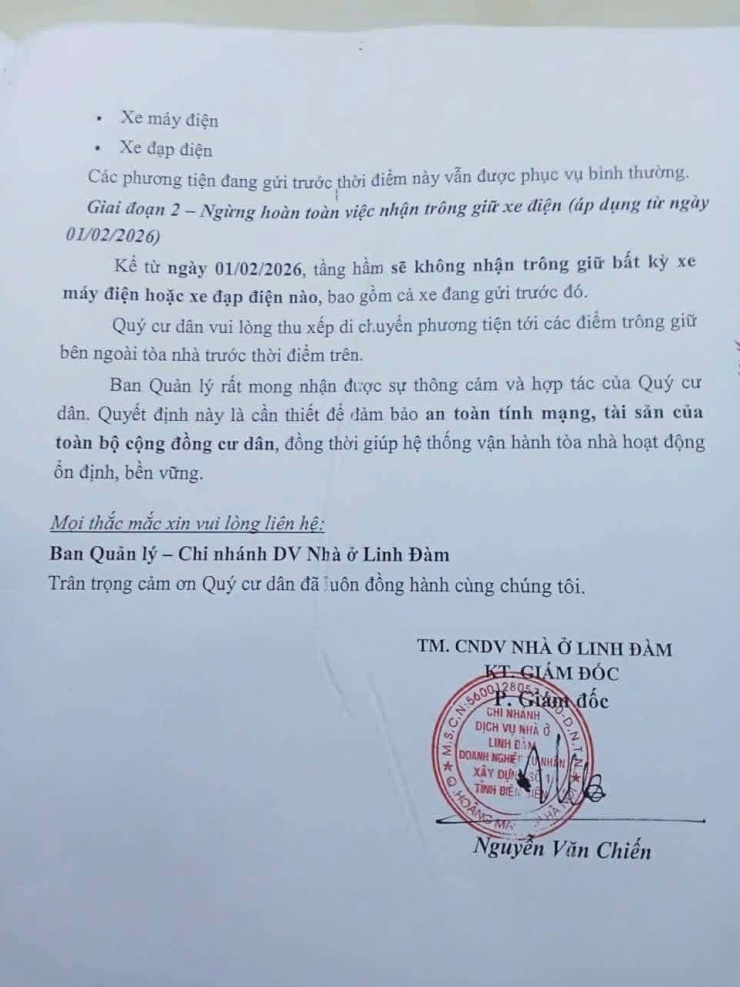 Chung cư 'cấm cửa' xe điện: Nỗi lo có thật từ phía các đơn vị vận hành toà nhà - 2