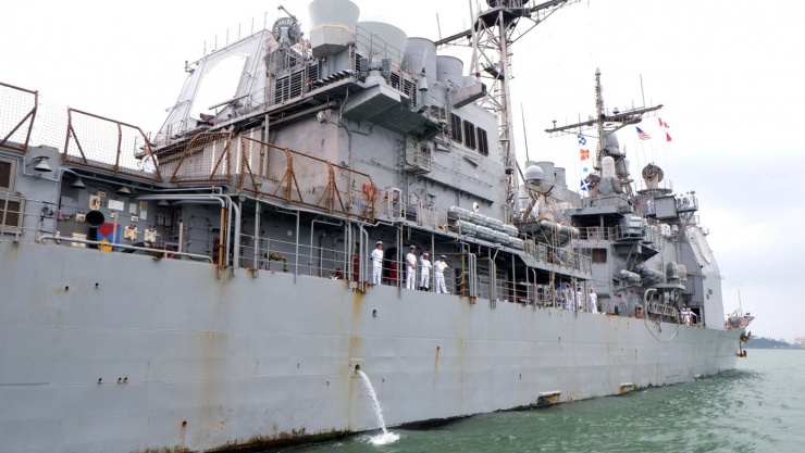 Cận cảnh tàu tuần dương của Hải quân Mỹ đang thăm Đà Nẵng - 3