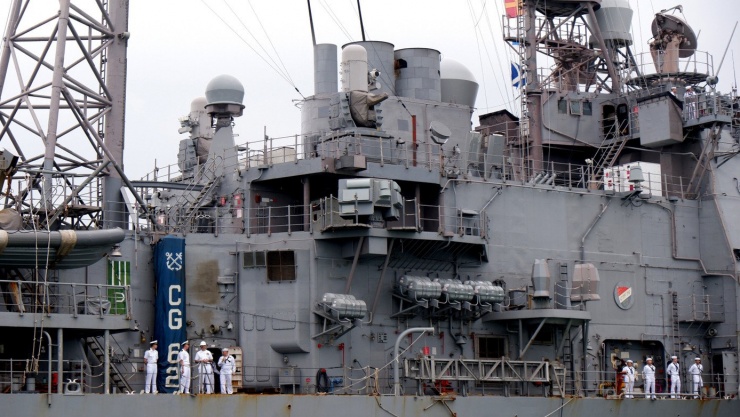 Cận cảnh tàu tuần dương của Hải quân Mỹ đang thăm Đà Nẵng - 6