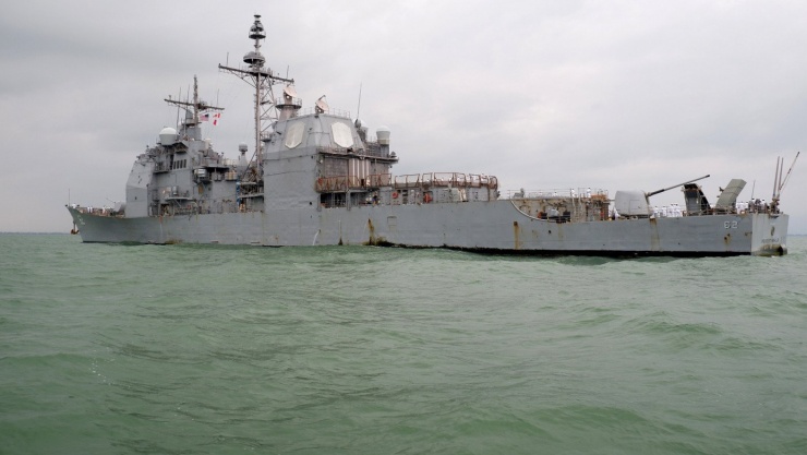 Cận cảnh tàu tuần dương của Hải quân Mỹ đang thăm Đà Nẵng - 5