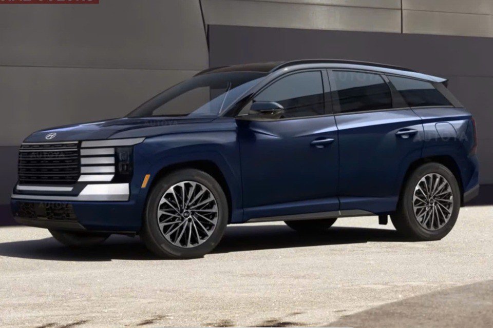 Mẫu xe Hyundai Tucson bản phác thảo được một số trang tại Hàn Quốc đăng tải.