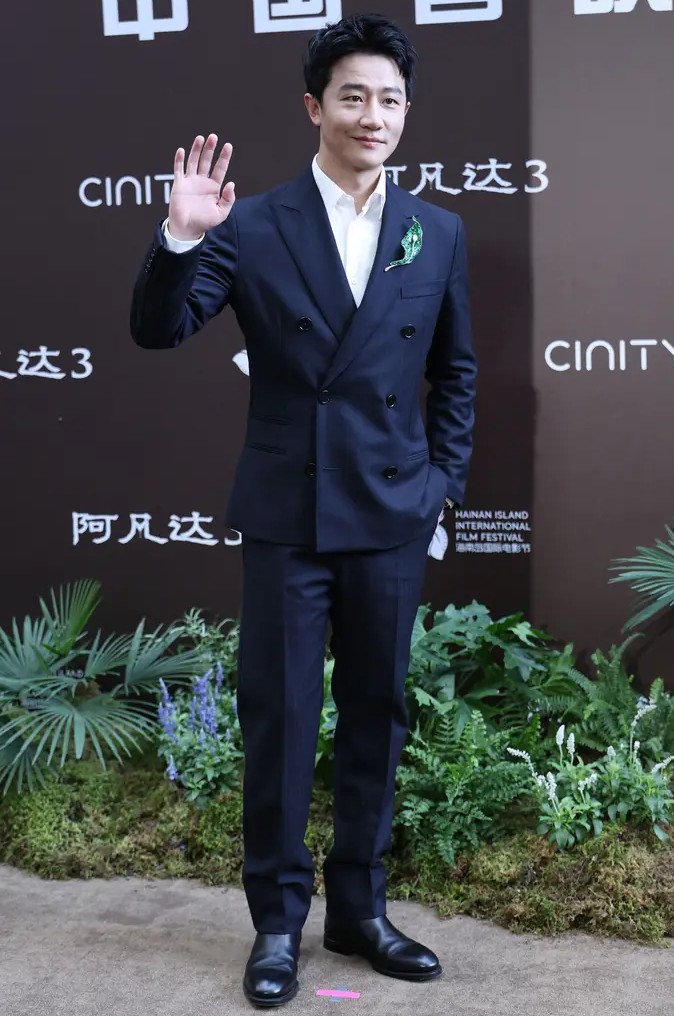 Tài tử Hoàng Hiên tại sự kiện.