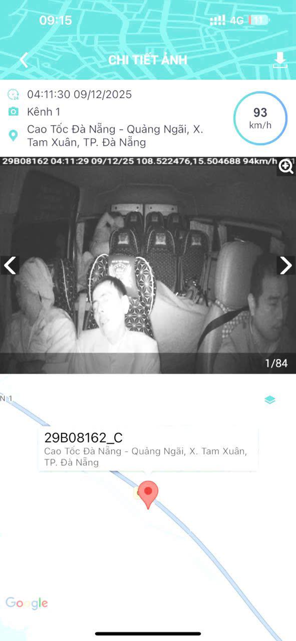 Hành khách đi xe không thắt dây an toàn (Ảnh: Cục CSGT)