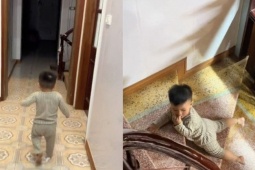 Clip em bé trượt cầu thang gây tranh cãi, thu hút 8 triệu lượt xem trên TikTok