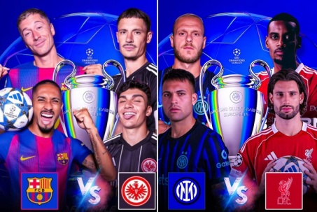 Dự đoán tỷ số Cúp C1: Barcelona chờ tạo "mưa gôn", Liverpool ôm hận trước Inter