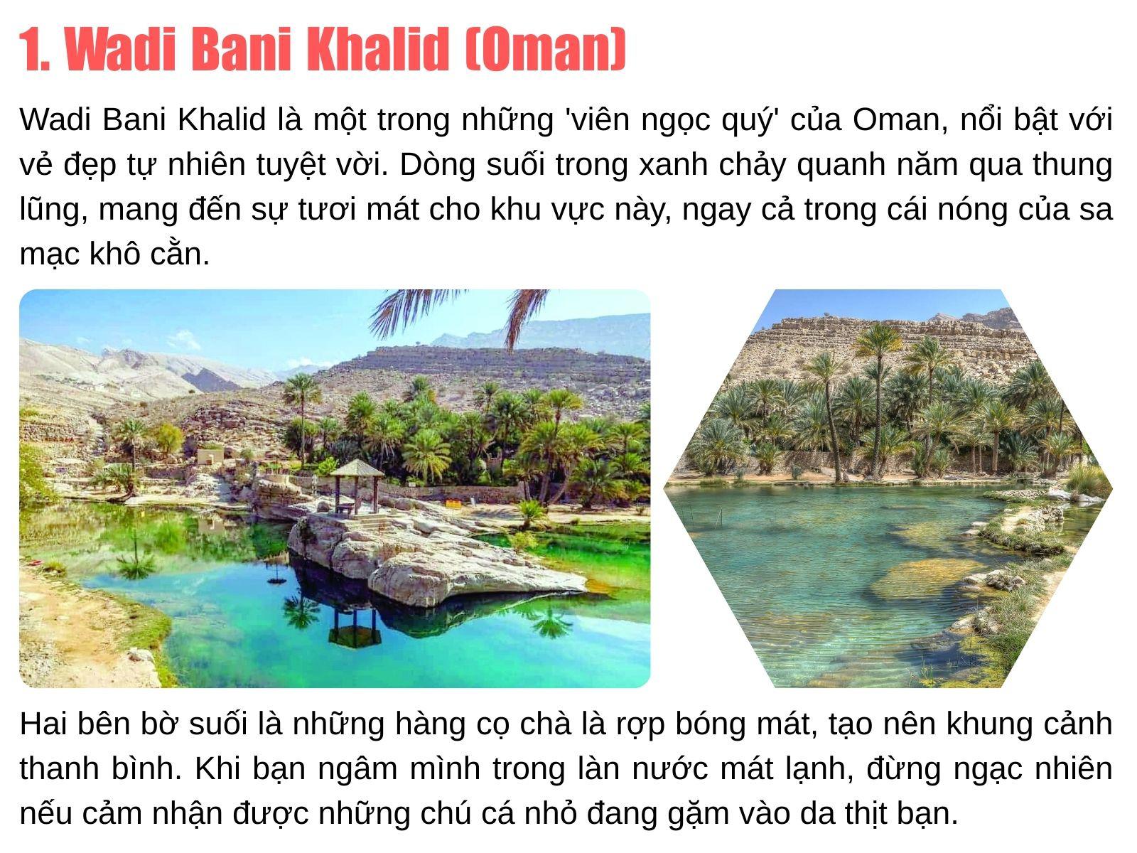 9 ốc đảo kỳ diệu nhất thế giới, du khách mơ được đặt chân đến một lần trong đời - 1