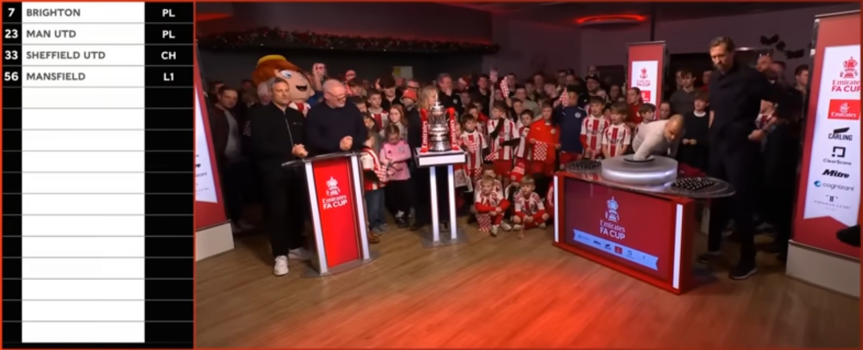 Man United bốc phải Brighton ở cuối buổi bốc thăm