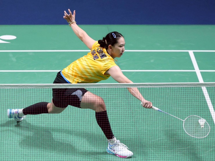 Pornpawee Chochuwong (hạng 6 thế giới) và các tuyển thủ nữ Thái Lan hướng tới tấm HCV cầu lông đồng đội