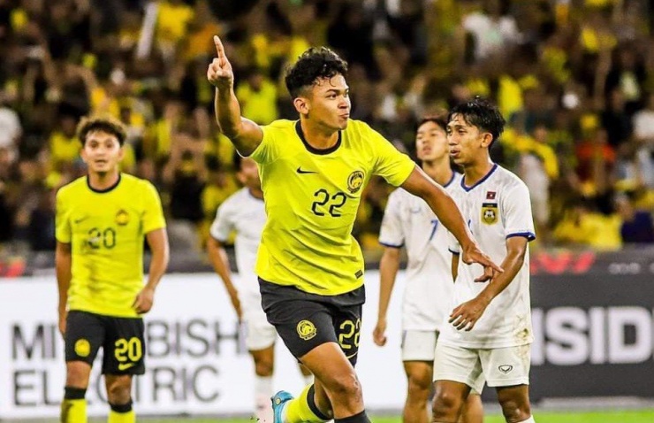 Haqimi Azim Rosli đã có 5 bàn cho U22 Malaysia