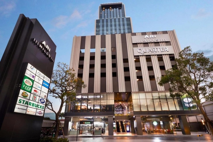 Bên ngoài The Quarter Ramkhamhaeng by UHG. Ảnh: The Quarter Ramkhamhaeng by UHG