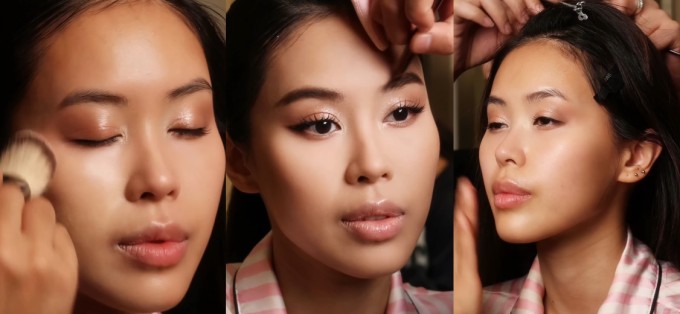 Da mộc khỏe đẹp giúp lớp nền của Tiên Nguyễn mịn màng, tự nhiên.