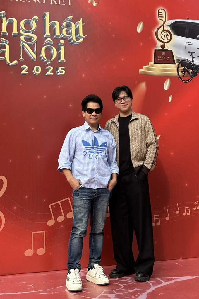 Trọng Tấn ủng hộ con trai Tấn Đạt trước thềm chung kết.