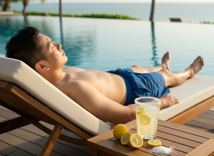 Nhiều người tin uống chanh muối liều cao có thể hạ huyết áp, đào thải độc tố. (Ảnh minh hoạ)