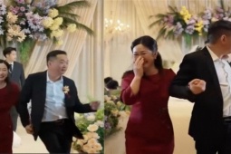 Dân mạng cười bò khi xem clip bố nhảy ăn mừng vì con trai đi lấy vợ