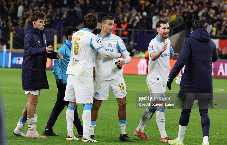 Marseille xuất sắc vượt ải sân khách, nuôi hy vọng đi tiếp tại Champions League