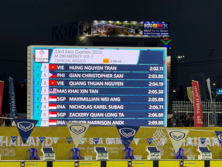 Trực tiếp SEA Games 33, đoàn Việt Nam thi đấu 10/12: Vỡ òa Hưng Nguyên giành HCV bơi - 9