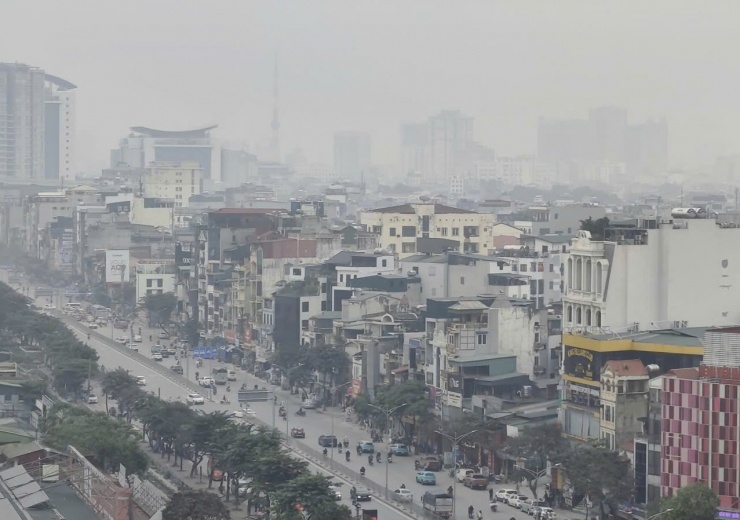 Bụi mịn dày đặc như sương mù