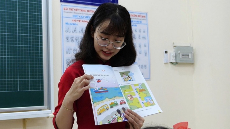 Một giờ dạy của giáo viên tiểu học