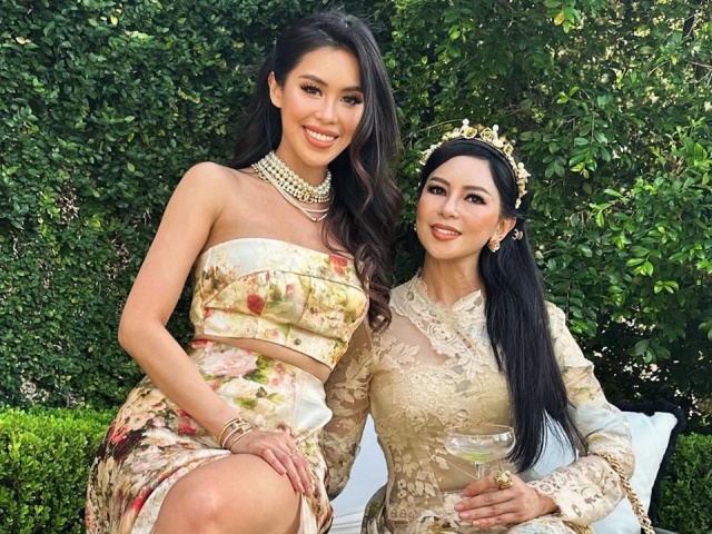 Đồ đôi vương giả của phu nhân và ái nữ nhà 'vua hàng hiệu'