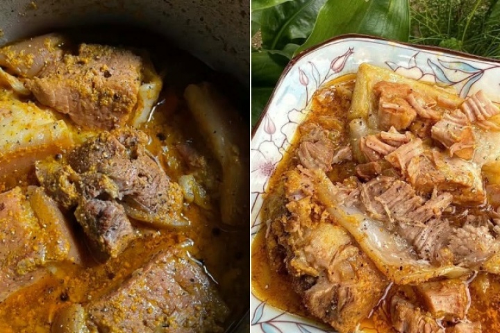 Cách nấu món thịt bung Nghệ An ngon 'quên lối về'