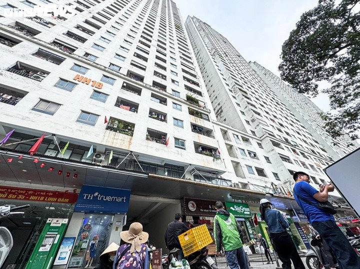 Tổ hợp chung cư HH Linh Đàm. (Ảnh: Viên Minh)