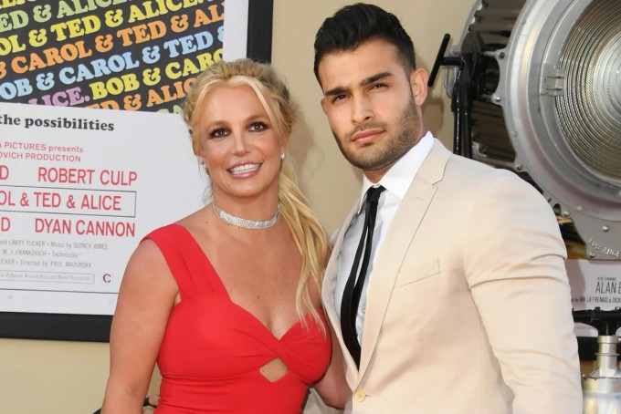 Britney Spears và Sam Asghari. Ảnh: FilmMagic