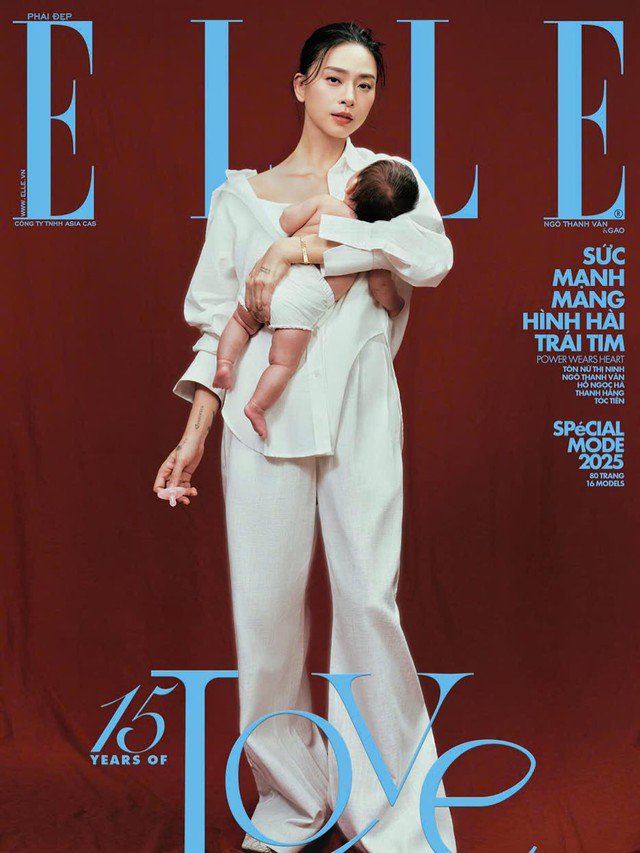 Trước đó, cô cũng gây sốt khi xuất hiện trên bìa tạp chí Elle cùng con gái nhỏ với vóc dáng như người mẫu dù mới sinh con. Để có được thể chất lẫn sức khỏe tốt như hiện tại, Ngô Thanh Vân đã được chồng chăm sóc, bồi bổ sau sinh rất khoa học.