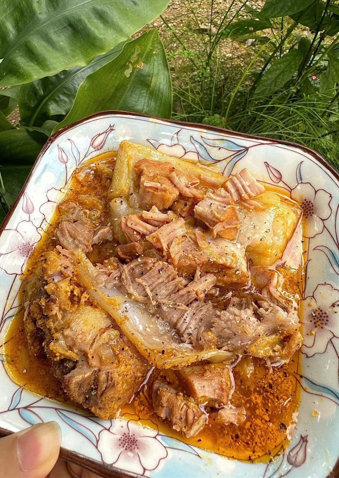 Món ăn mềm bở, vị béo bùi, thích hợp cho các bữa cơm nhà vào mùa lạnh. Ảnh: NVCC