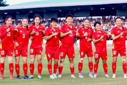 Bóng đá - Video bóng đá ĐT nữ Việt Nam - Myanmar: 14 phút thăng hoa, lấy "vé vàng" ấn tượng (SEA Games)