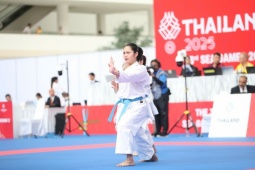 Trực tiếp SEA Games 33, đoàn Việt Nam thi đấu 11/12: Vỡ òa, Karate Việt hạ Thái Lan đoạt HCV
