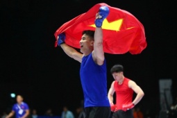 Quàng Văn Minh giật HCV SEA Games siêu tốc: Thắng nhanh còn về cưới vợ