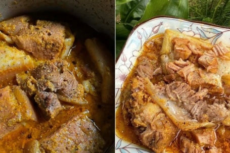 Cách nấu món thịt bung Nghệ An ngon 'quên lối về'