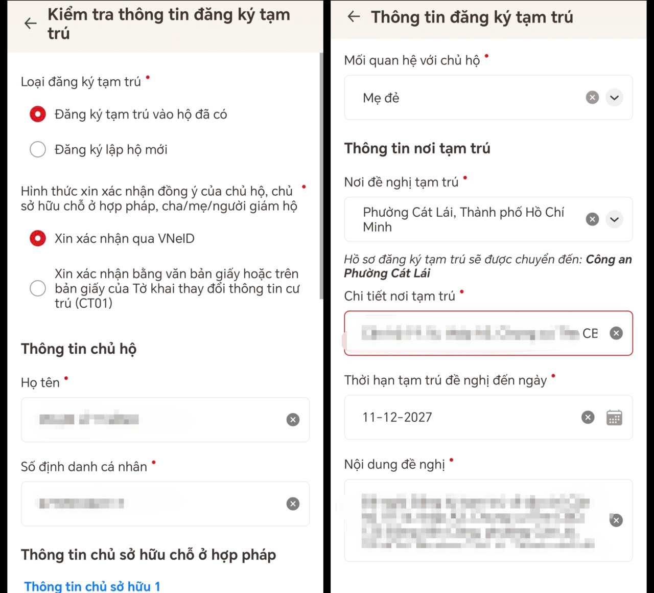 Chi tiết cách đăng ký tạm trú và nhận kết quả qua VNeID - 5