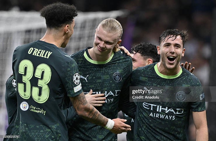 Man City giành chiến thắng trước Real Madrid